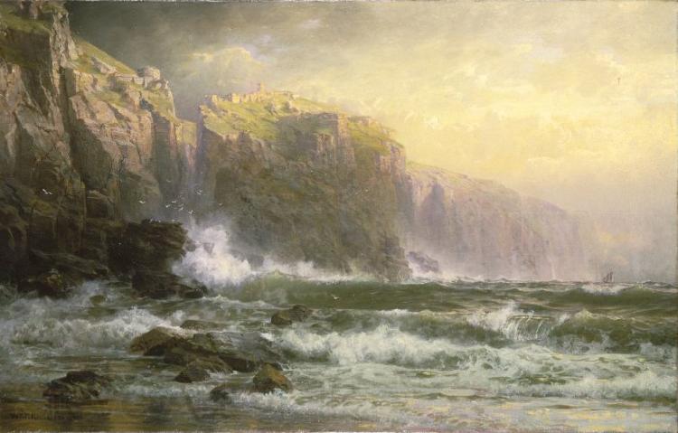 William Trost Richards The League Long Breakers Thundering on the Reef Germany oil painting art